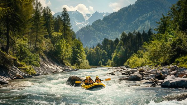 Aventure en famille: rafting dans la vallée de l'ubaye